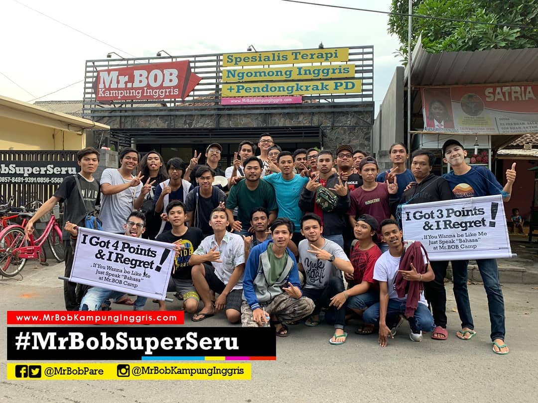 <strong>Paket 3 Bulan di Mr.Bob Kampung Inggris</strong>