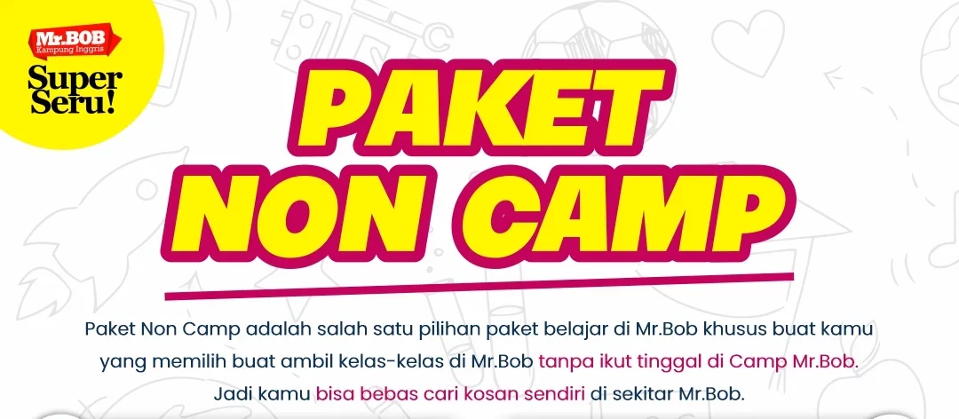 Paket Non-Camp di Mr BOB Kampung Inggris