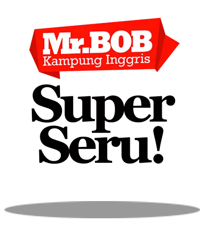 Logo mr bob kampung inggris pare