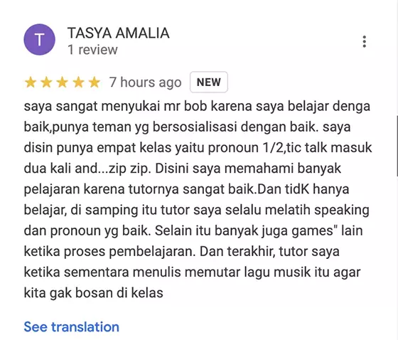 1 tasya mr bob kampung inggris pare kediriScreen Shot 2023-04-04 at 22.01.48 copy 2