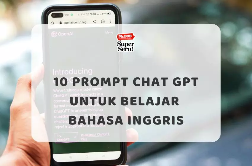 10 Prompt Chat GPT untuk Belajar Bahasa Inggris